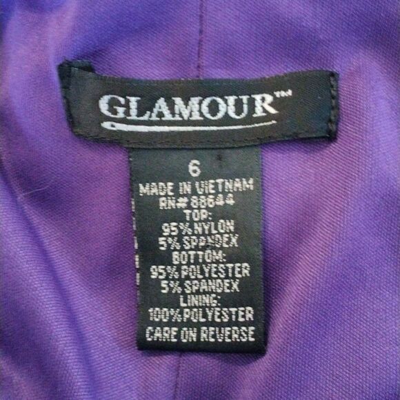 Glamour Purple Dressy Dress - Picture 7 of 10
